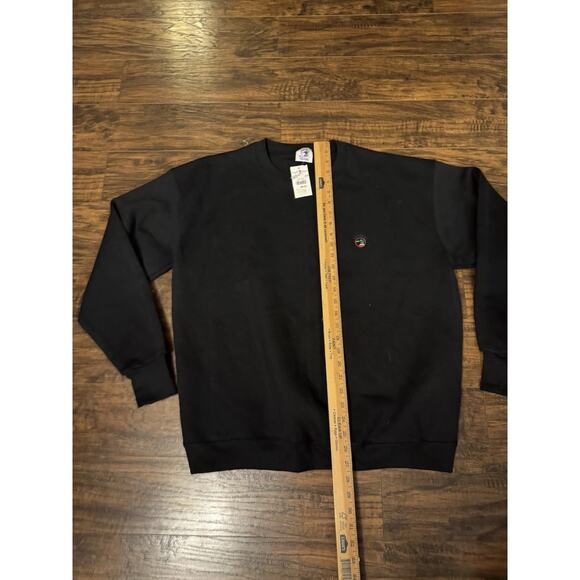 Vintage 90s Duck Head Men's Embroidered Black Crewneck Sweatshirt Sz:XL - Picture 4 of 5